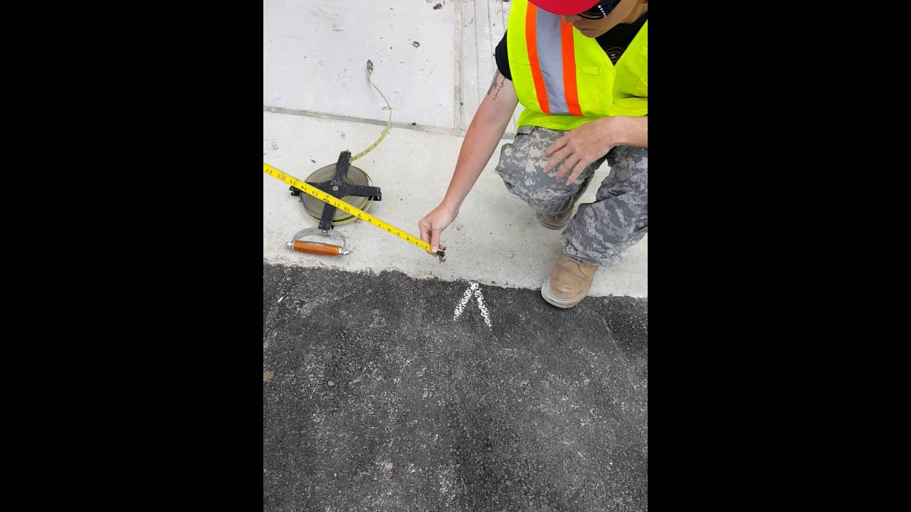 Laying out a 90 degree angle off a straight curb 12 16 20