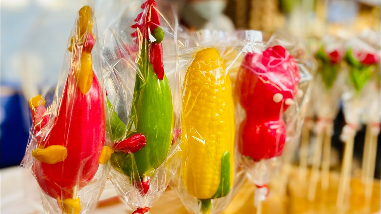 Handmade Sugar Candy Art | Thai Street Food | Very Food
