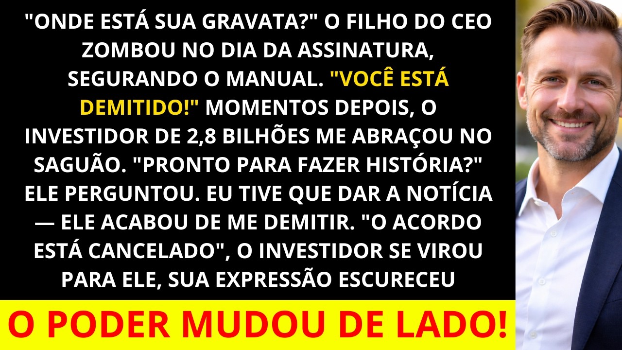 O FILHO DO CEO ME DEMITIU POR PURA VAIDADE — 6 MESES DEPOIS, ELE PAGOU MUITO CARO!