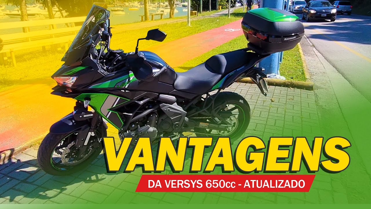 Pontos Positivos da Kawasaki Versys 650 - ATUALIZADO