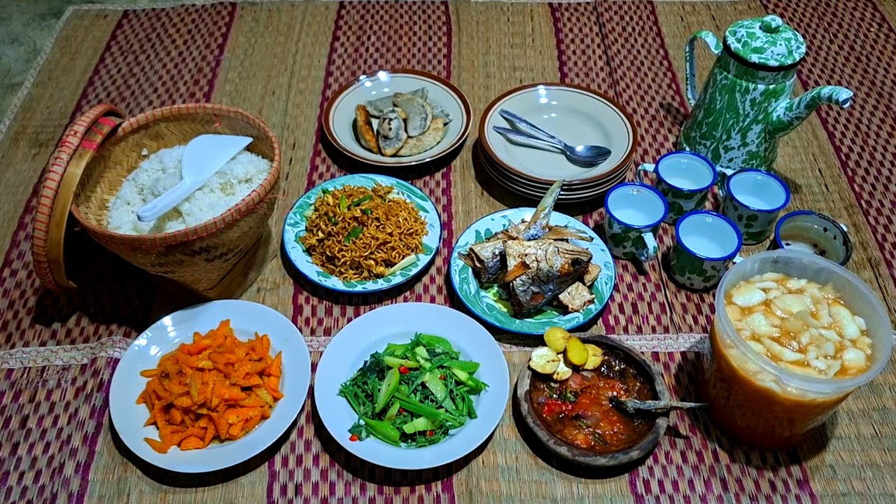 LUDES MENGGIURKAN OLAHAN KAMPUNG‼️SABEL TRASI,JENGKOL MENTAH,IKAN LAUT,TUMIS LABU,DAN RUJAK