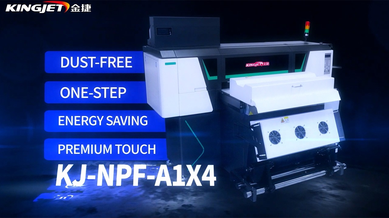 KingJet New Generation Powder-Free DTF Printer/Powderless DTF Printer/No Powder DTF Machine#dtf