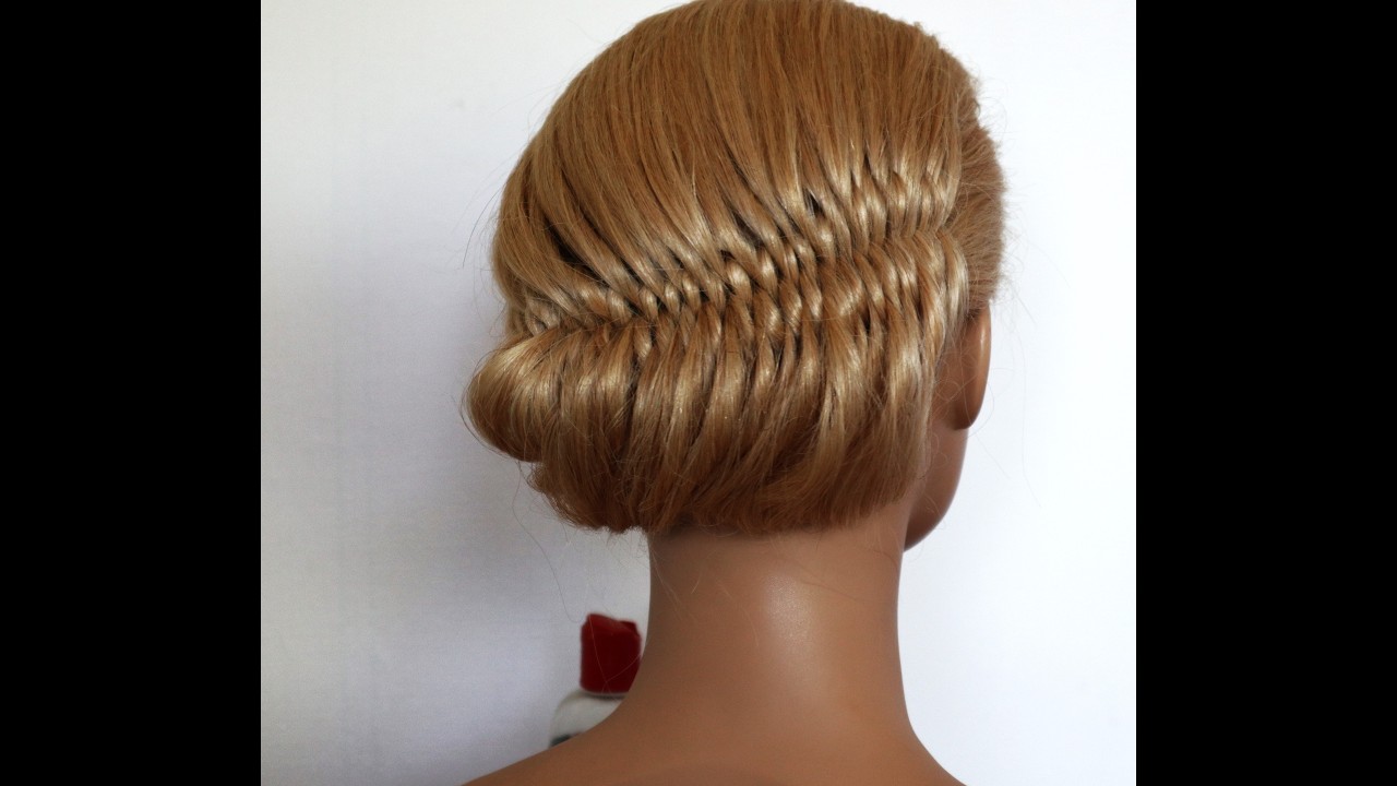 peinados con Trenzas recogidas