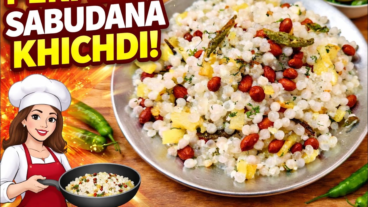 “Chhote sabudana, bada swaad.”😋✨ @treasureoffood_28  [ सबुदाना खिचड़ी ]