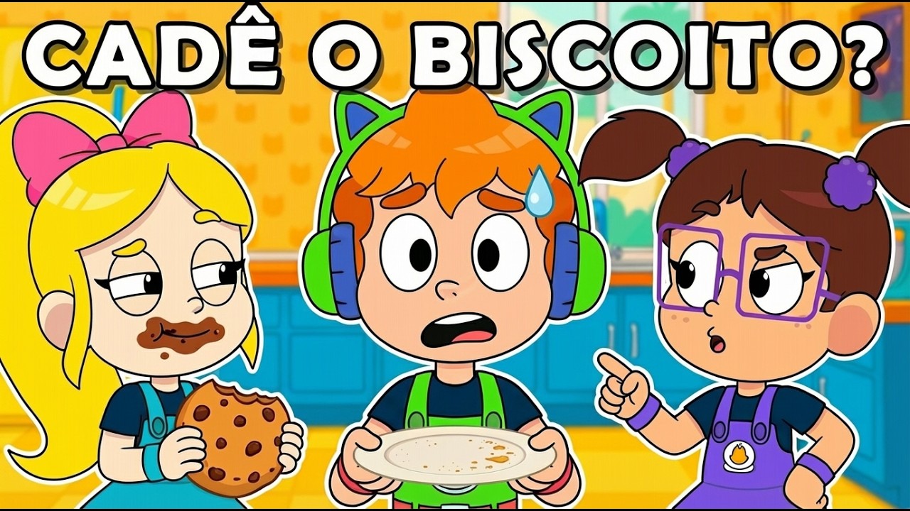Quem Comeu o Biscoito? | Música Infantil do Gato Galactico 🍪
