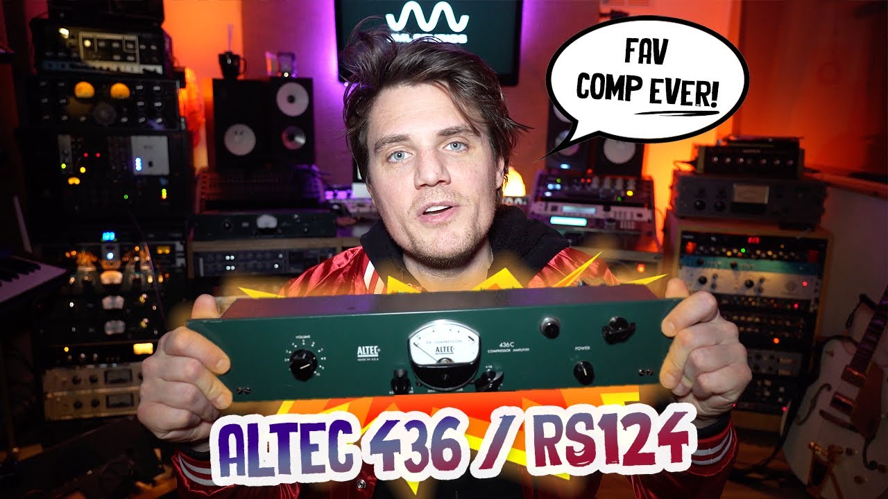 Is the Altec 436 / RS124 the Greatest Vari-Mu Outboard Compressor On Earth? #Altec436C #musicstudio
