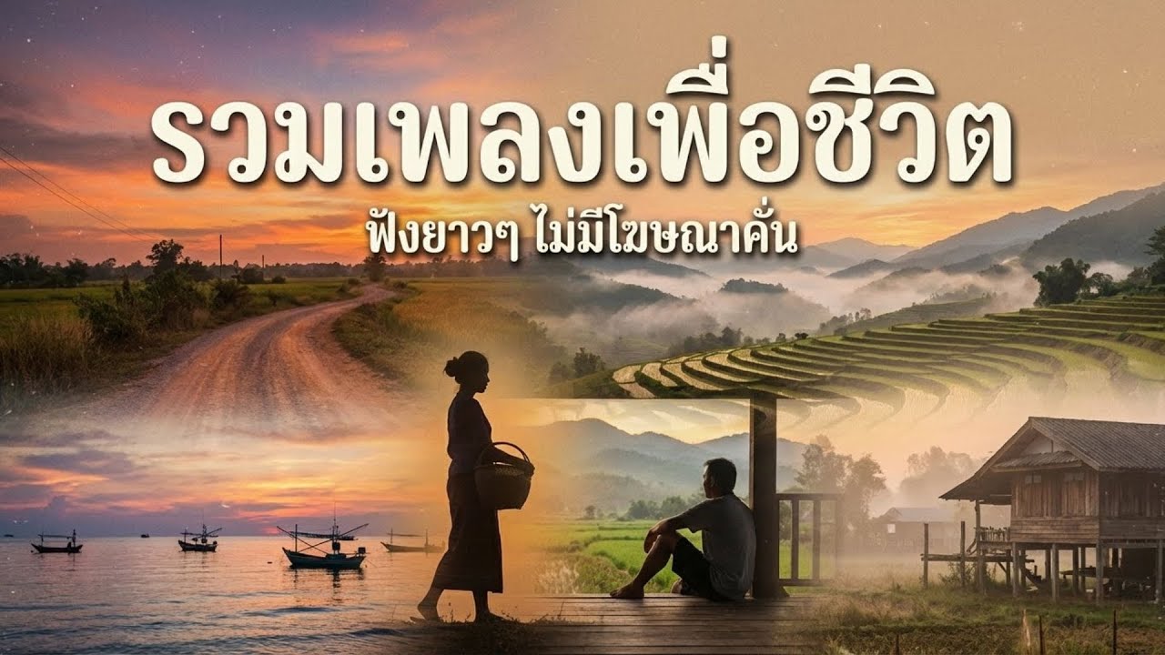 รวมเพลงเพื่อชีวิต - ใหม่ล่าสุด ฟังเพลินยาวๆ ไม่มีโฆษณาคั่น - [Chill Melody] Vol.23