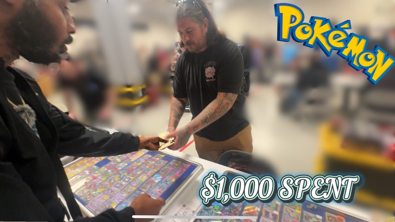 I Spent $1,000 at a Pokémon Card Show (Buyer POV)