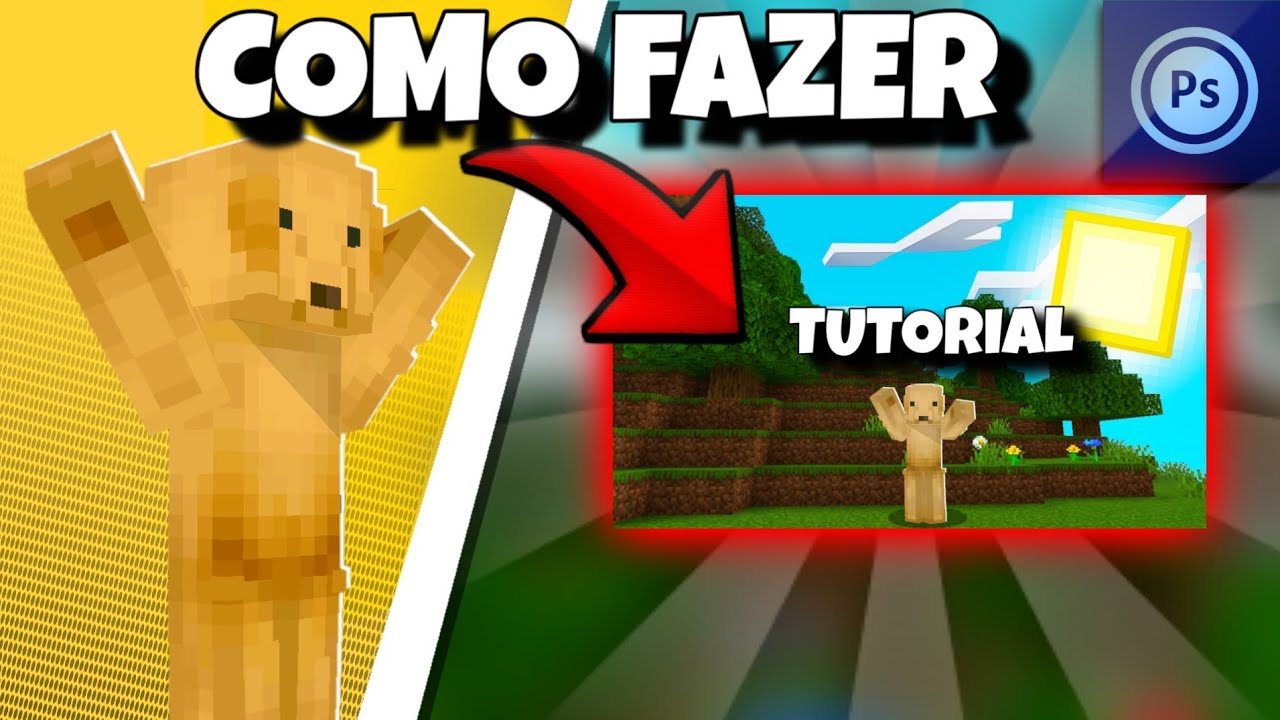🔥📱 Como Fazer Thumbnail de Minecraft no Celular (FÁCIL) 🎮✨ em 2026