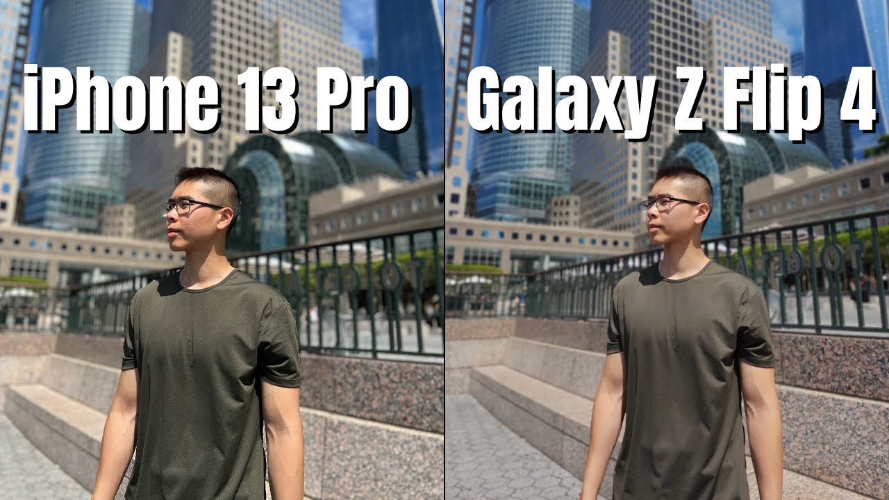 Сравнение камер Samsung Galaxy Z Flip 4 и iPhone 13 Pro
