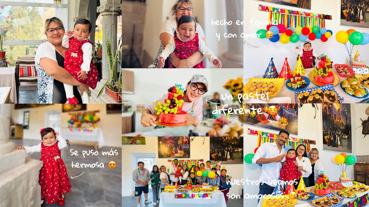 ¡ Así celebramos el primer cumpleaños de nuestra bebé! 🎂🥳 (Primer año de Shakti)