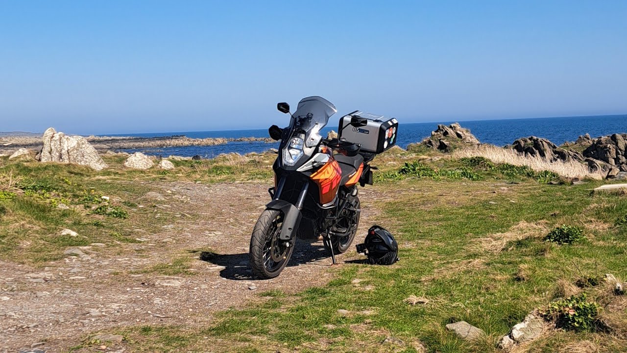 Mourne Mountains Motorcycle run (drone flight)
