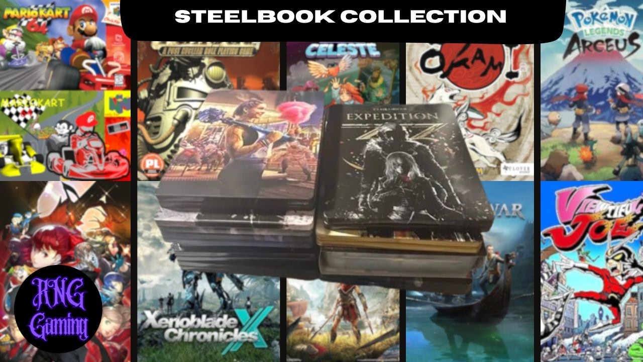 Video game Steelbook collection (mass effect, expedition 33, and more)