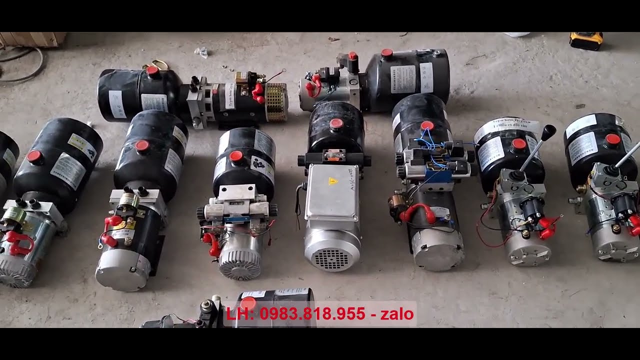 Tổng hợp các bộ nguồn thủy lực 12v 24v 48v 60v 72v 220v bơm thủy lực 1 chiều và hai chiều