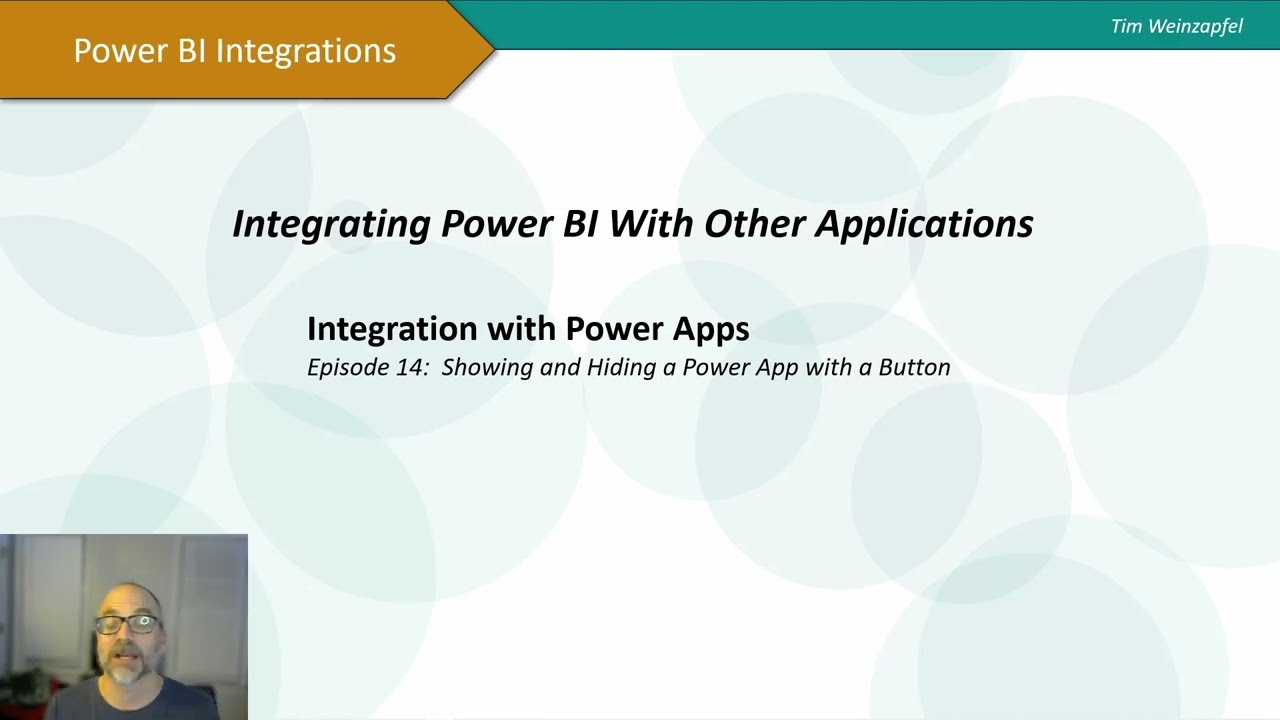 Showing and Hiding an Embedded Power App in a Power BI Report