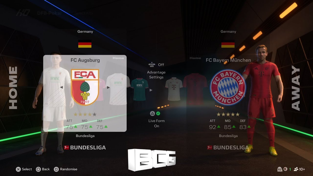 EA Sports FC 25 German Bundesliga 1 Ratings & Kits