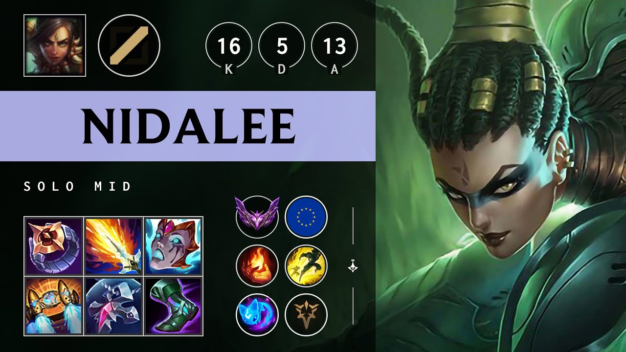 Nidalee Mid vs Katarina: Legendary - EUW Master Patch 14.24