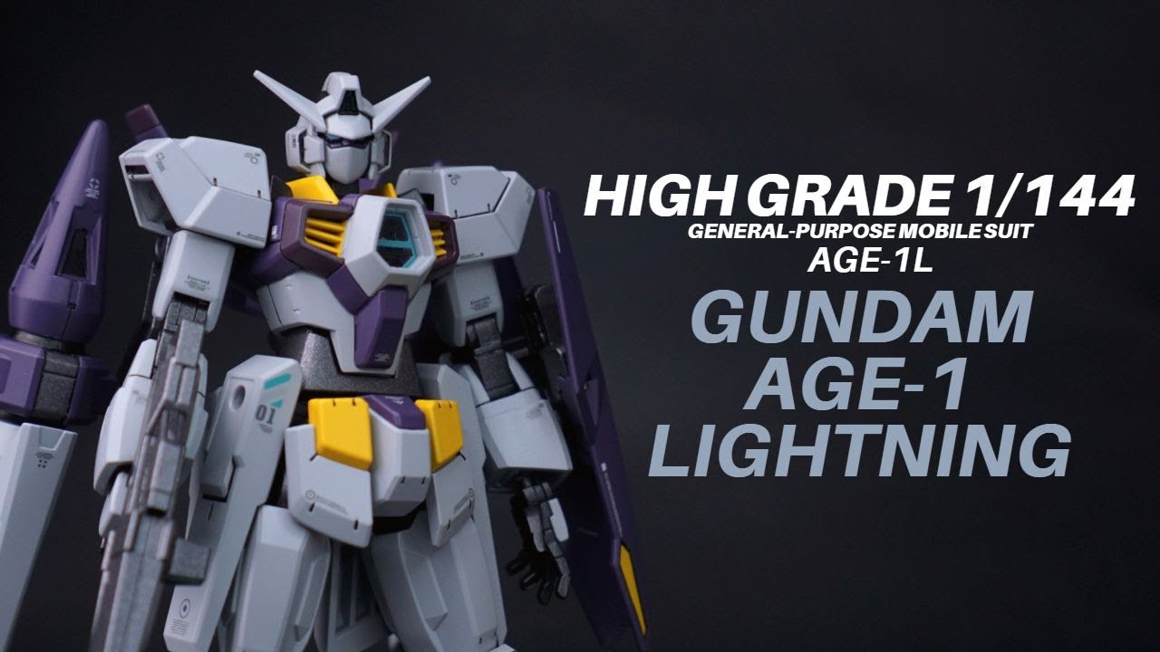 Gundam Custom Build : Gundam AGE-1 Lightning