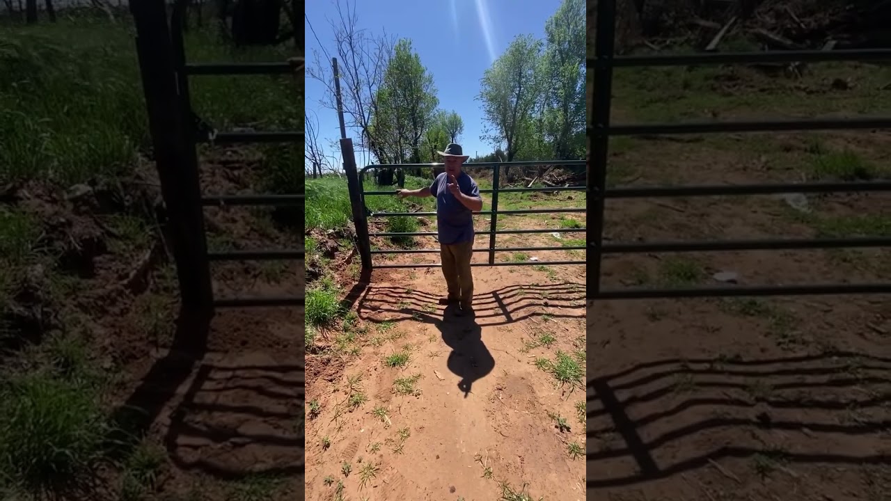 The Gate at the Overlanding Camping area 