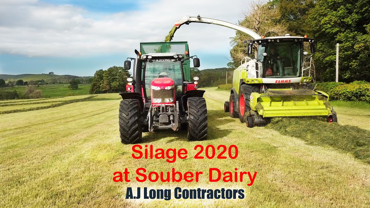 Silage 2020 at Souber Dairy. A.J Long Contractors