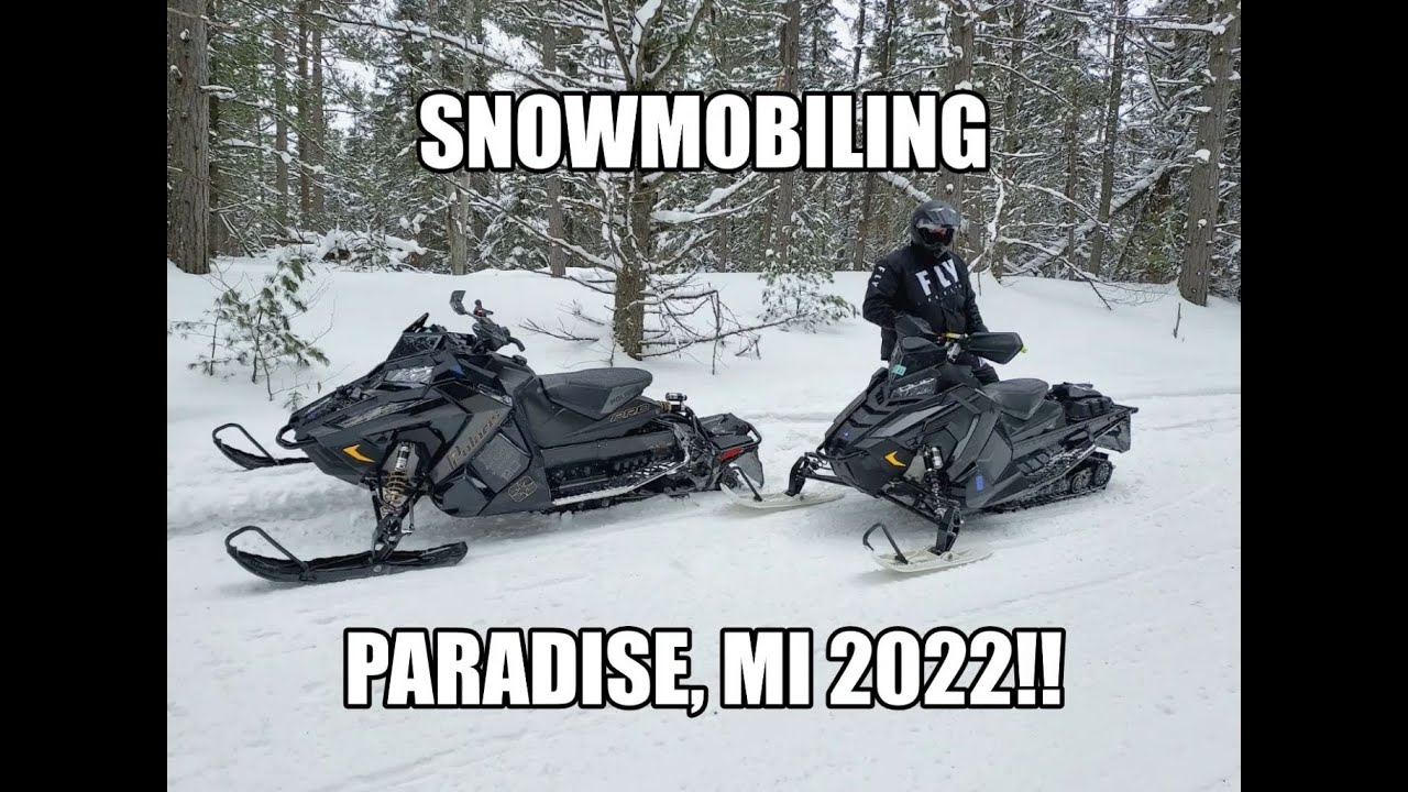 Snowmobiling Paradise Michigan 2022