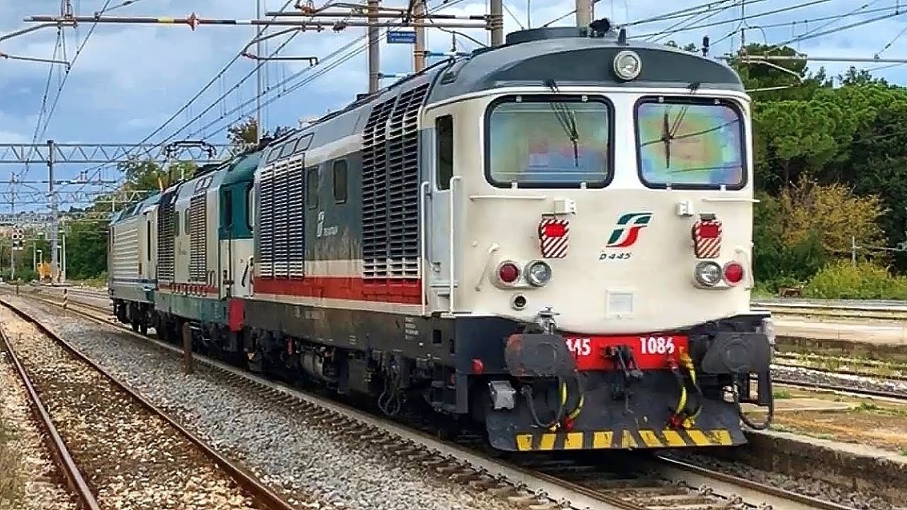 TRENI VELOCI E SPECIALI IN ADRIATICA: TRENO AMBULANZA, NUOVA LOCOMOTIVA INTERCITY E TANTO ALTRO!