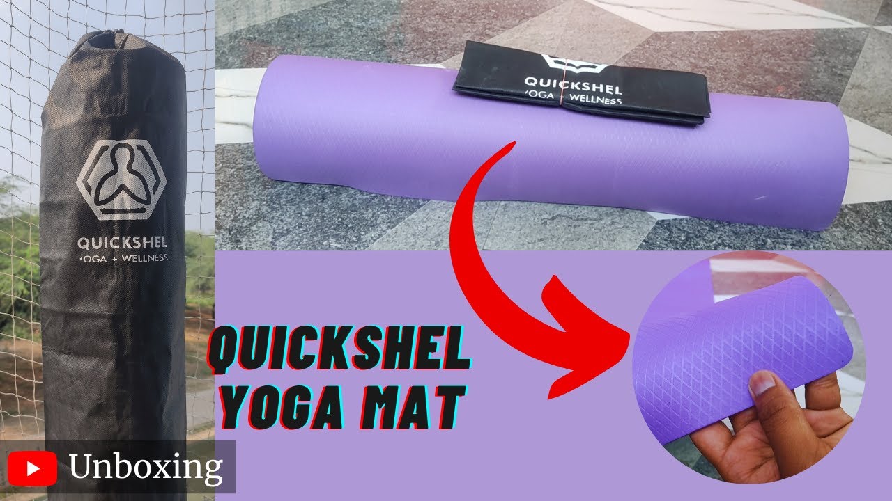 Quick Shel 100% EVA Eco Friendly Yoga Mat | 6 mm Yoga Mat | Unboxing #yogamat #homeworkout