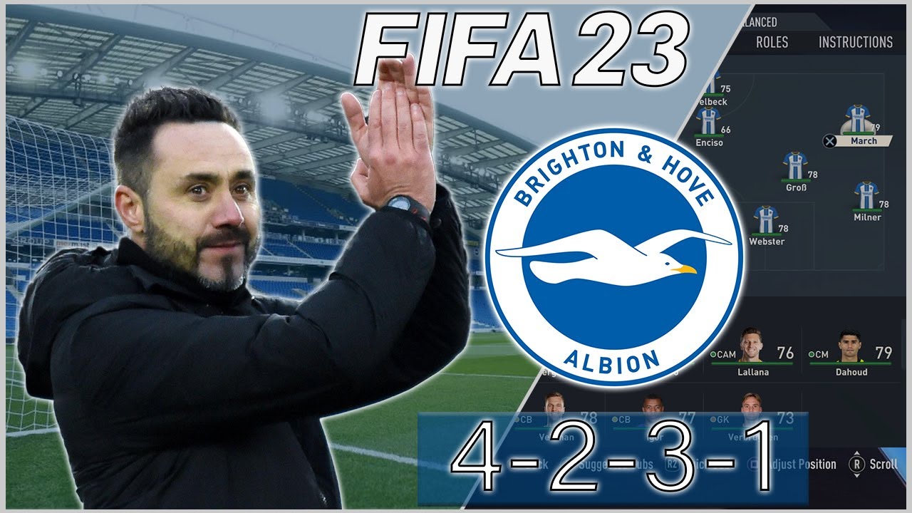 Unleashing De Zerbi's Dynamic 4-2-3-1 Tactics and formation | FIFA 23