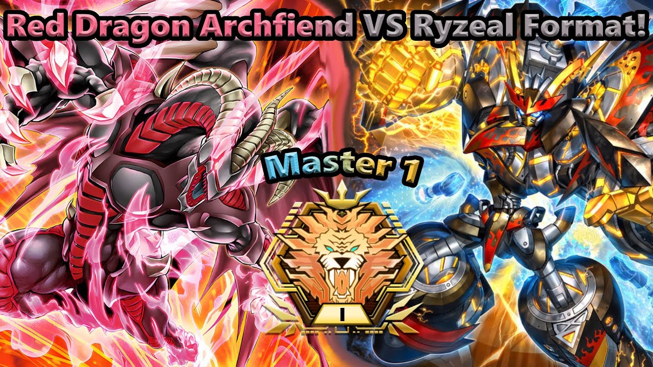 Master 1! Red Dragon Archfiend Enjoyer VS The Ryzeal Meta! Yu-Gi-Oh! Master Duel!