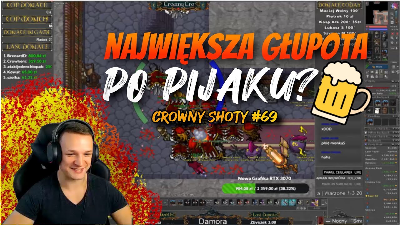 #69 Po Pijaku | Crowny Shoty | Tibia Damora