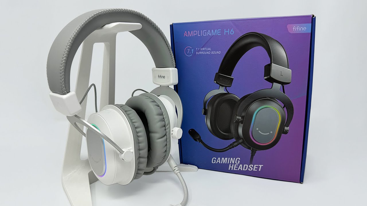FIFINE Ampligame H6 Gaming Headset Unboxing + Review
