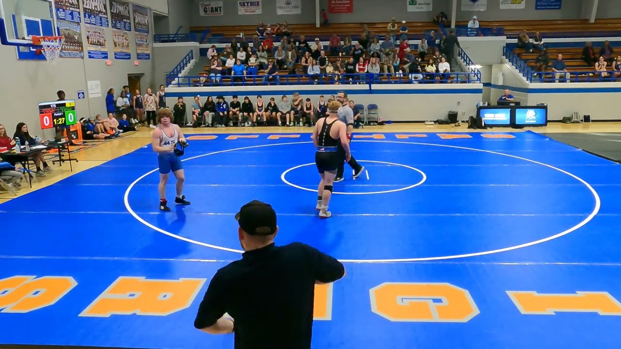 175lb Boys Wrestling Saltillo Dual- Shaw (MSMS) vs Saltillo