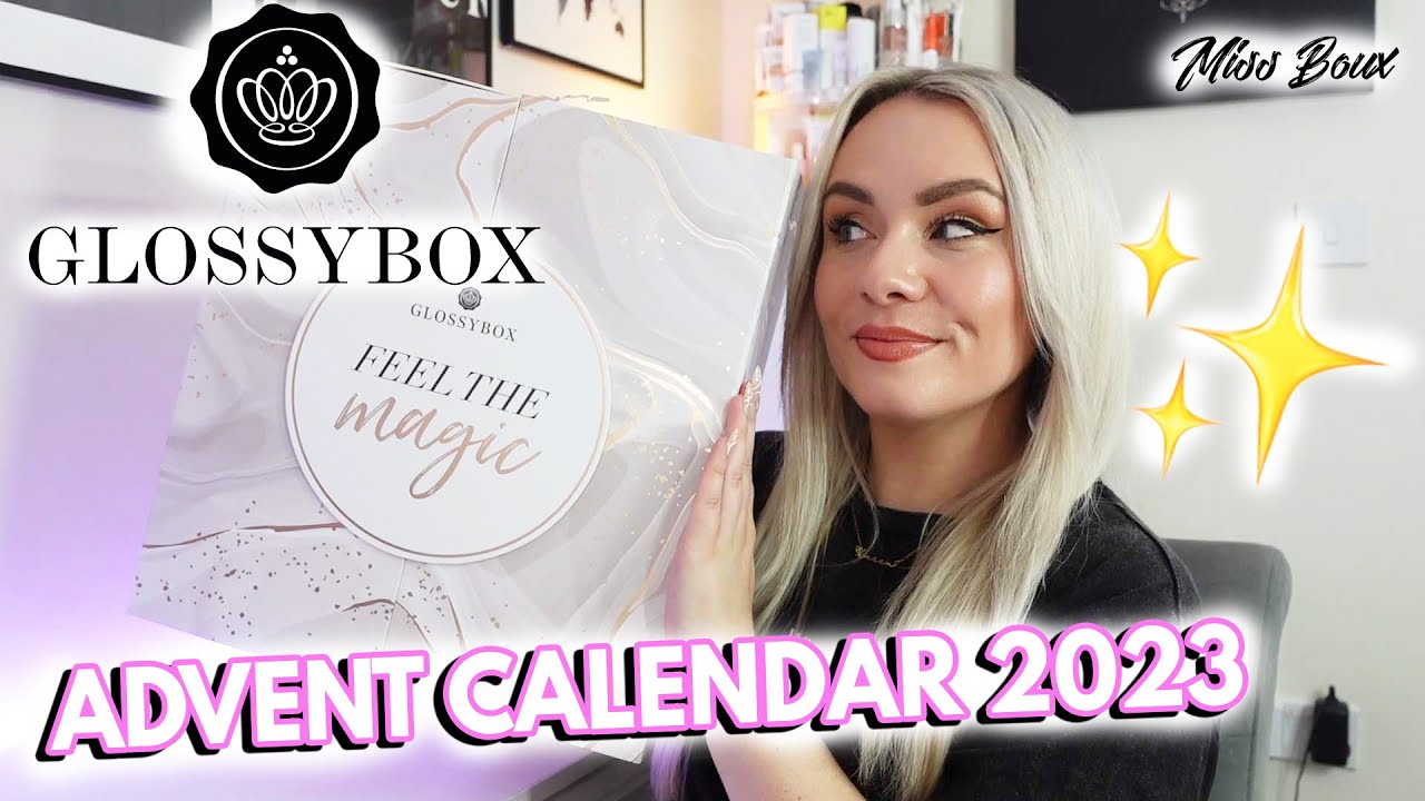 Распаковка адвент-календаря Glossybox 2023 — почувствуйте волшебство✨ | MISS BOUX