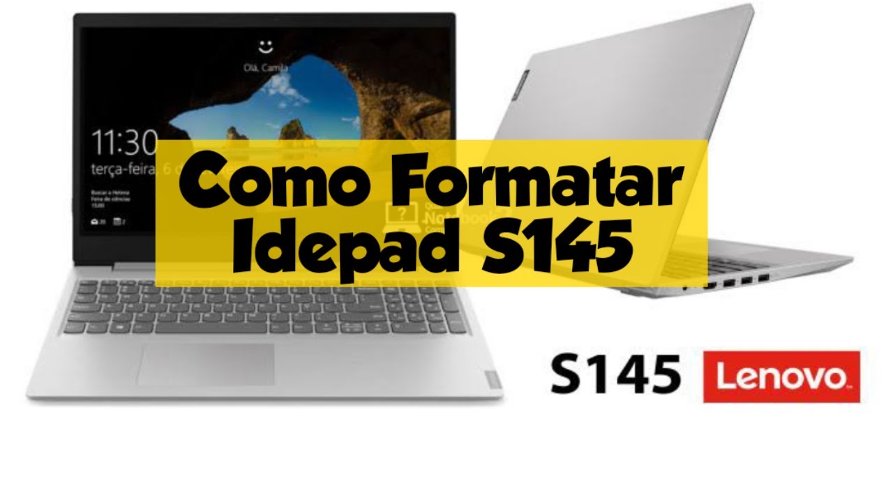Como formatar ou recuperar o Notebook Lenovo IdeaPad s145