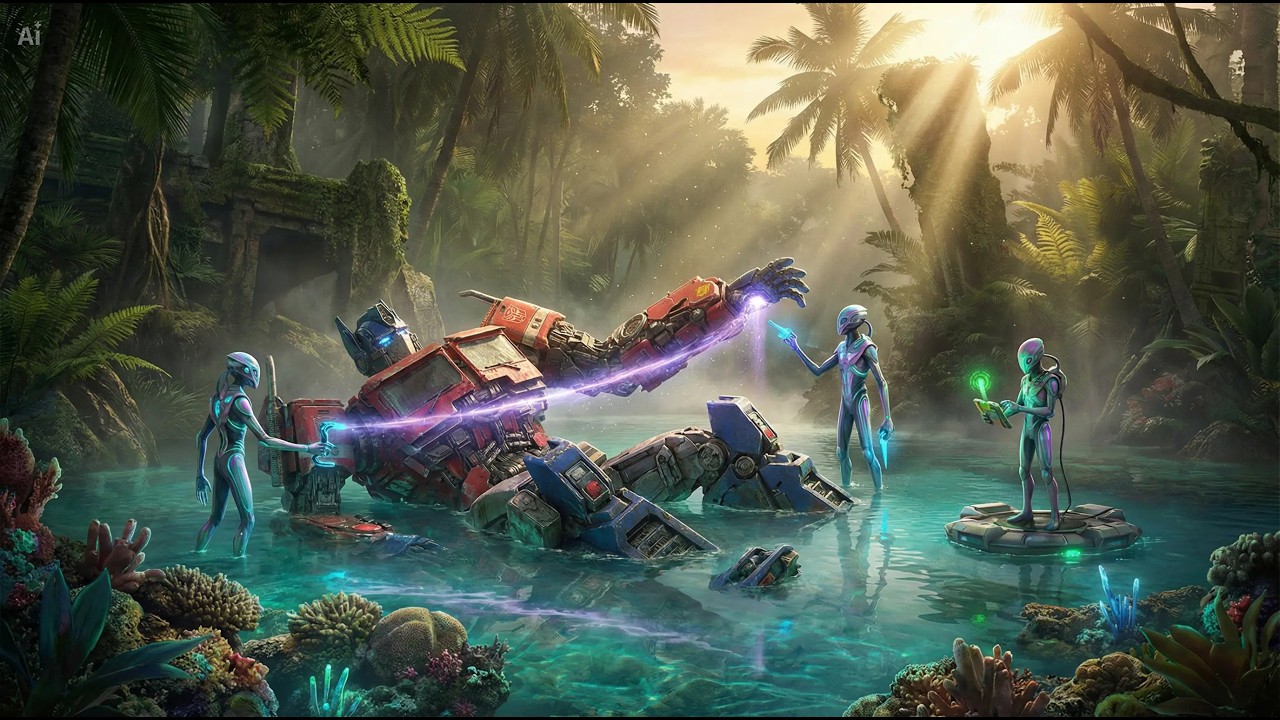 Optimus Prime Vs the Ocean | Ultimate Action Scenes