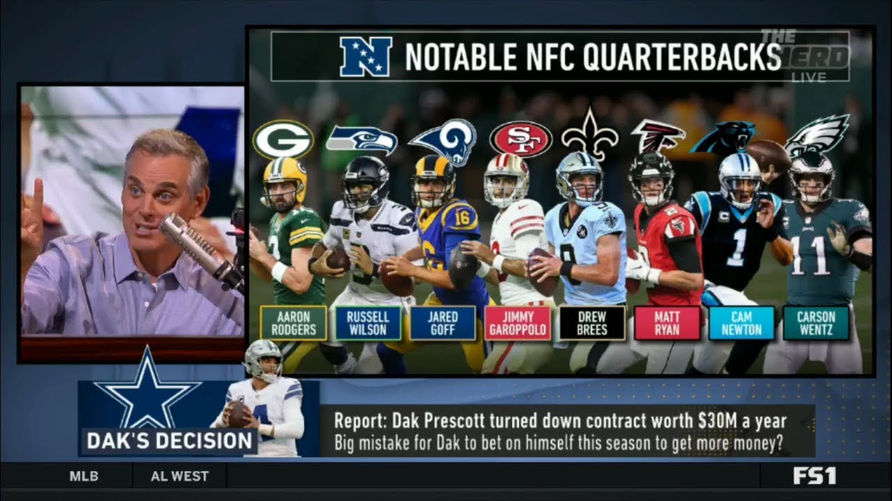 The HERD | Colin Cowherd REACT to Dak Prescott turned down contract worth $30 a year