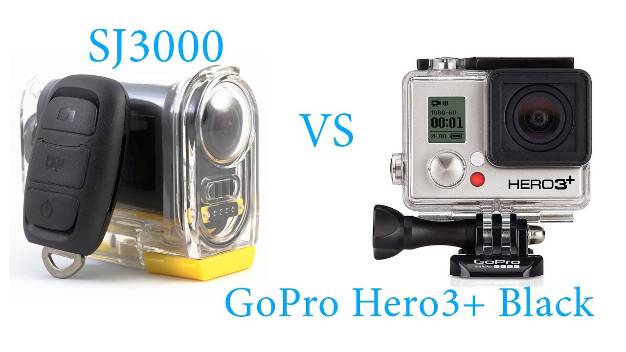 SJ3000 action cam VS GoPro Hero3+ Black || MotoStuff.com.ua