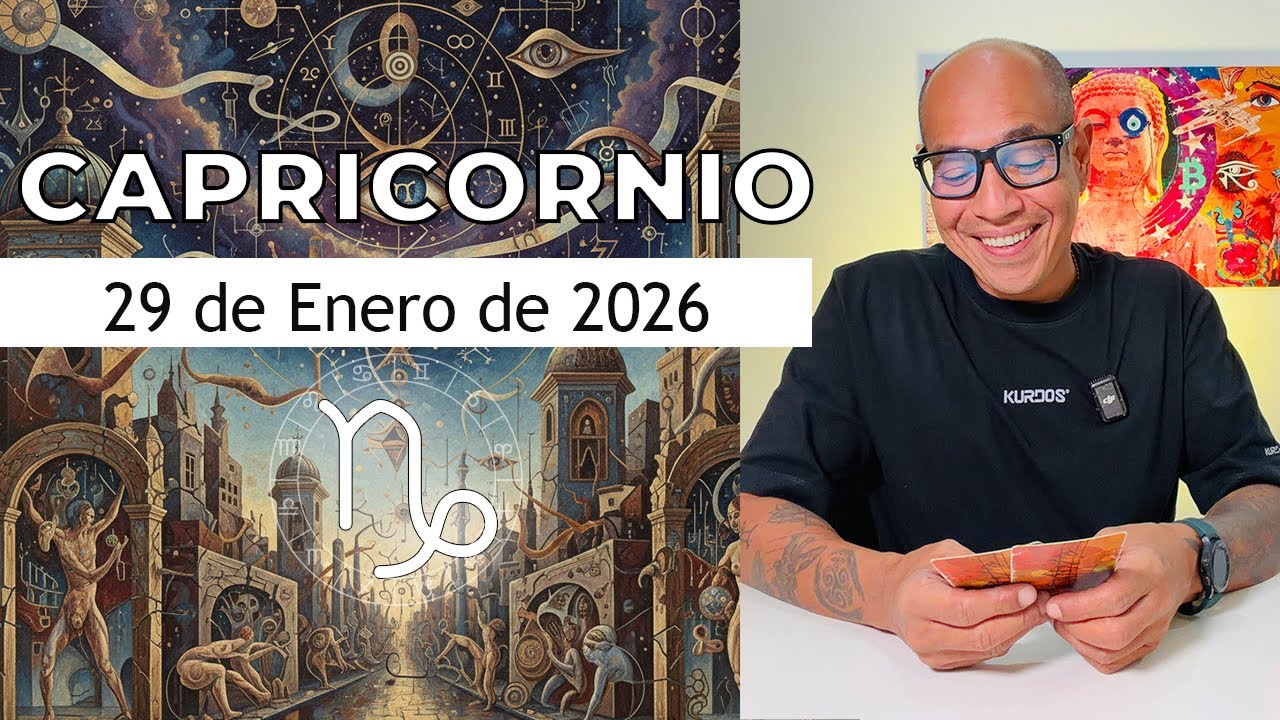 CAPRICORNIO | Horóscopo de hoy 29 de Enero 2026