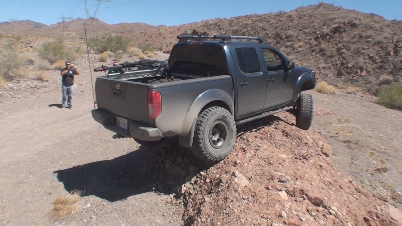 Burro Wash Trail rd / Lake Mojave Cove, Las Vegas. Nissan Frontier trail ride