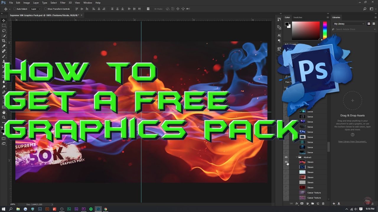 How to get a FREE Graphics design pack