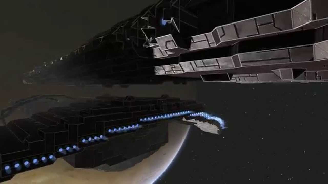 Space Engineers Stargate SGU Seed Ship Docking Off Destiny