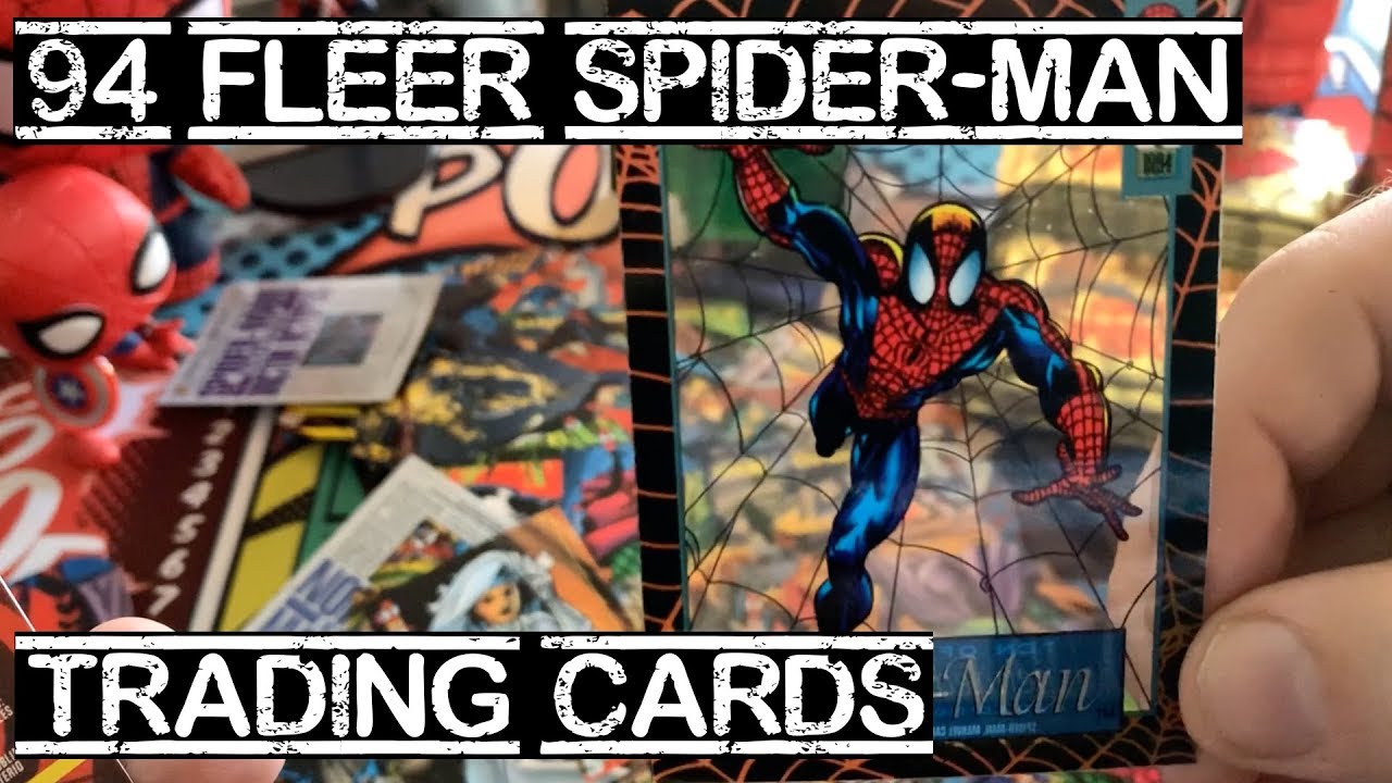 Vintage 1994 Spider-Man Fleer Trading Cards Unboxed!