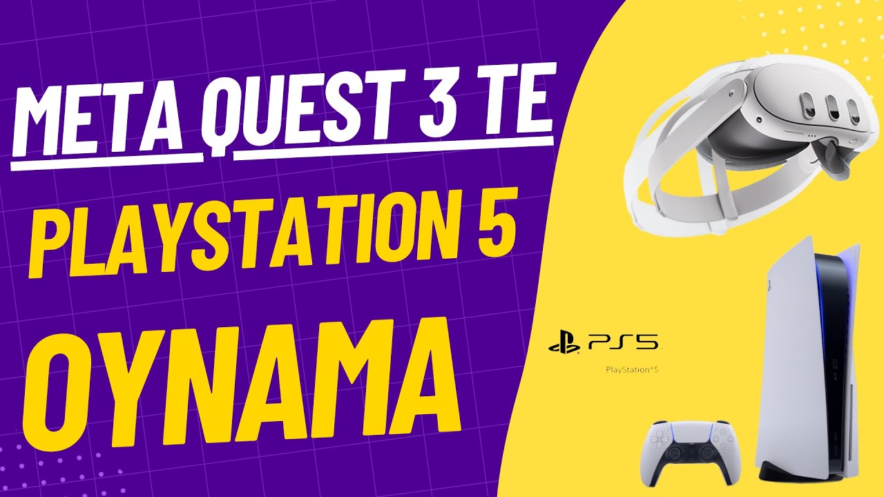 Meta Quest 3 te PS5 Oynama [Sidequest PS5 Quest 3]🔥