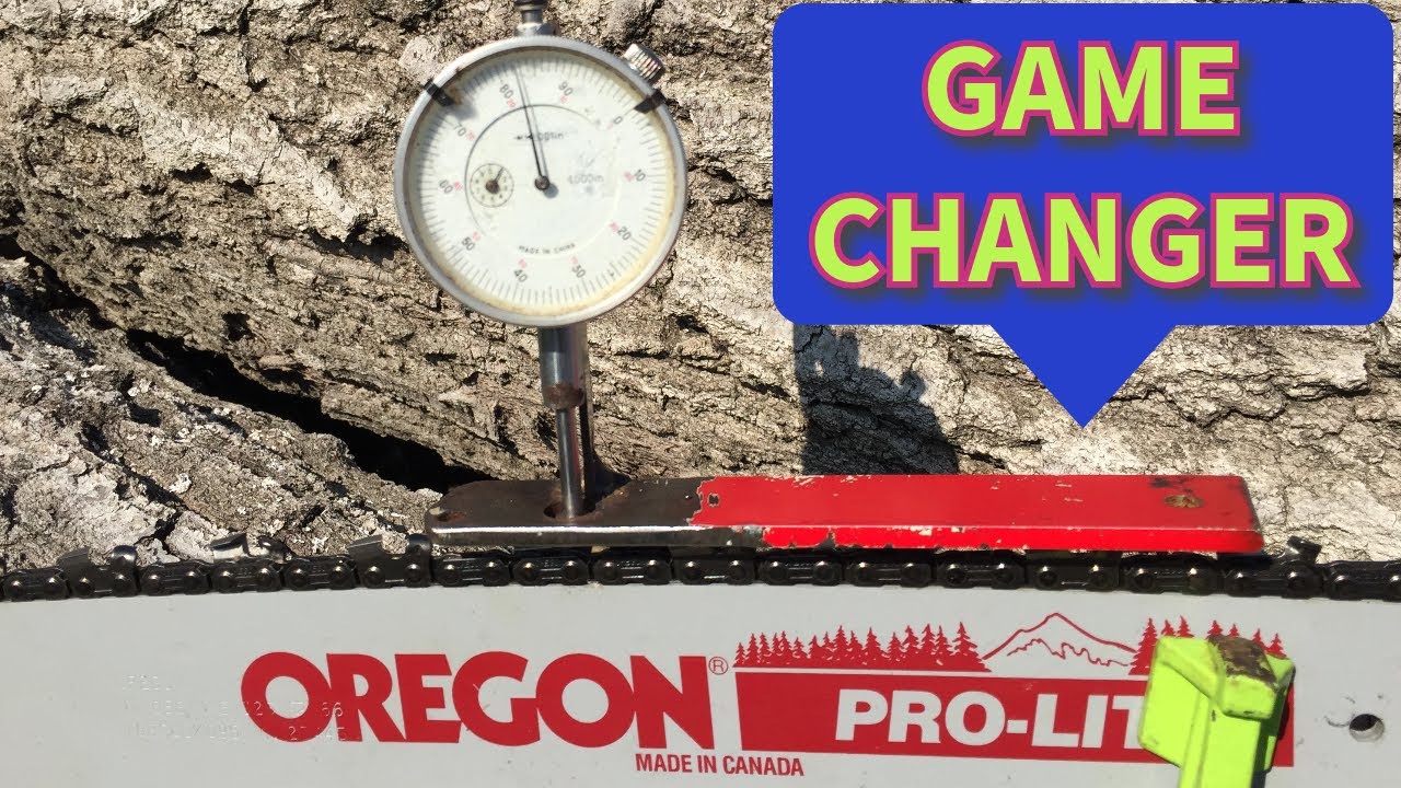 Best chainsaw depth raker gauge for sharpening all styles of chainsaw chain.