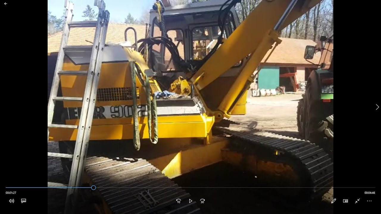 Drehdurchführung  Bagger , repariert und wie geht sowas eigentlich? Liebherr R902