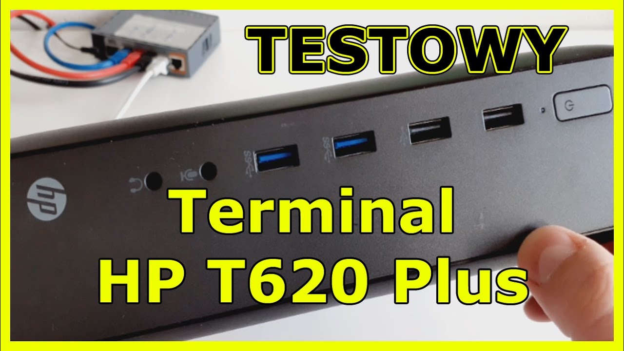 Terminal HP T620 plus do testowania mikrotik routerboard, pfsense, zabbix