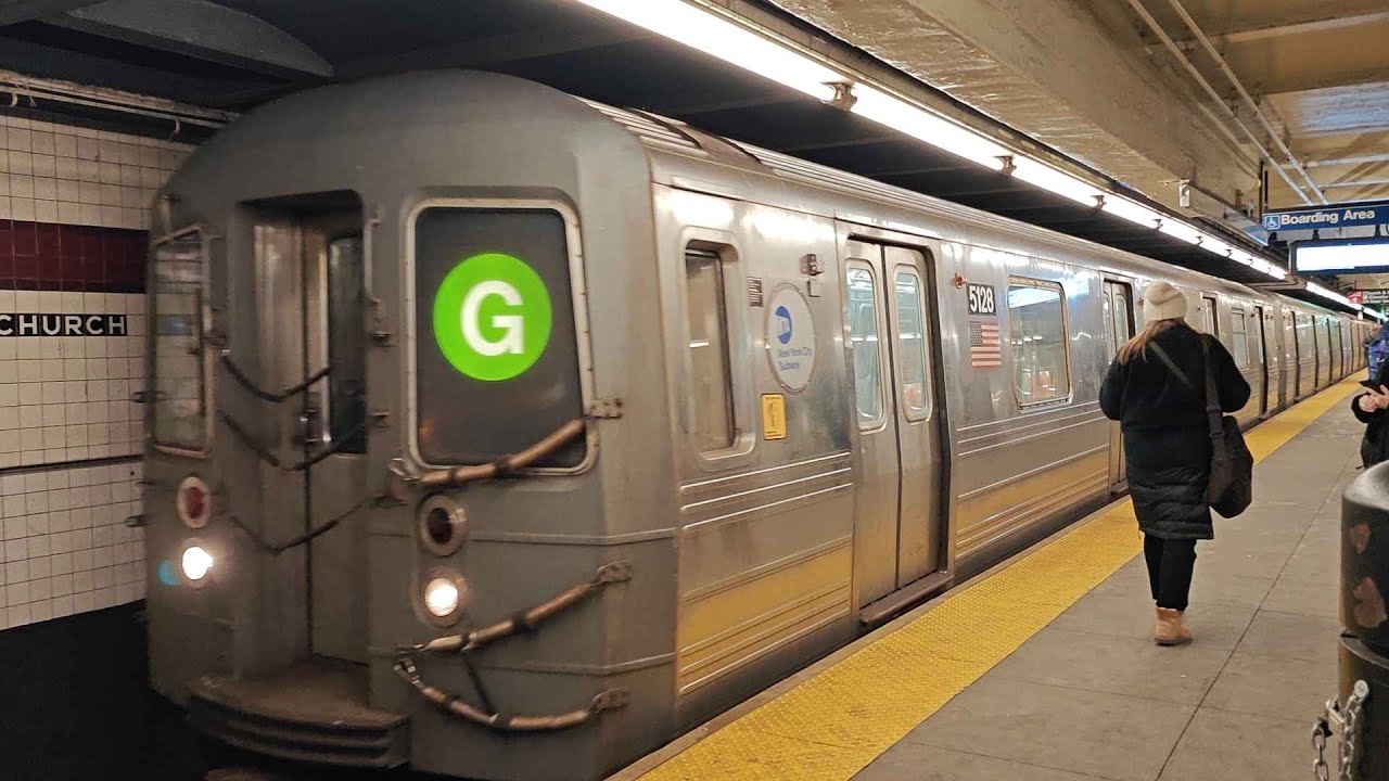 NYC Subway IND R68A (G) Train Full Ride From Church Av to Court Sq