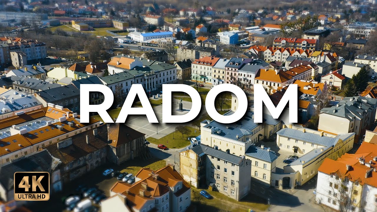 Radom z drona | 2022 | Radom z lotu ptaka | LECE W MIASTO™ [4k]