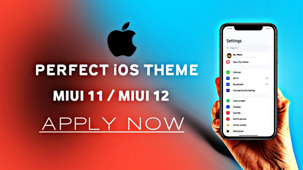 Perfect iOS theme for MIUI 11 / MIUI 12 | APPLY NOW