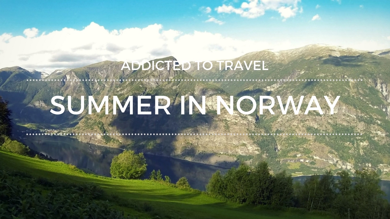 Norwegia latem - Bergen, Fl&aring;m i fiordy